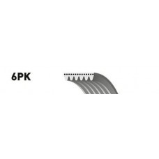 Ремінь генератора 6PK1353 T4 2.4D 96> (-ABS)